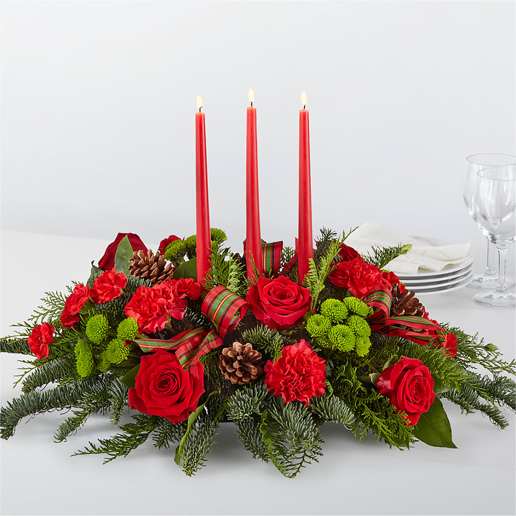 By the Candlelight Centerpiece – Atkinson Florist, Thornhill ON