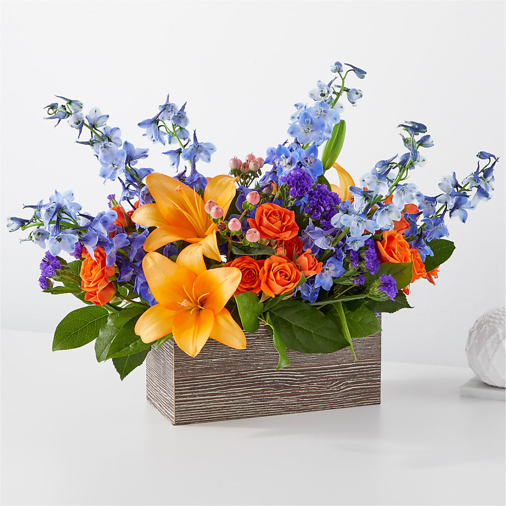 Radiant Citrus Box Bouquet – Atkinson Florist, Thornhill ON