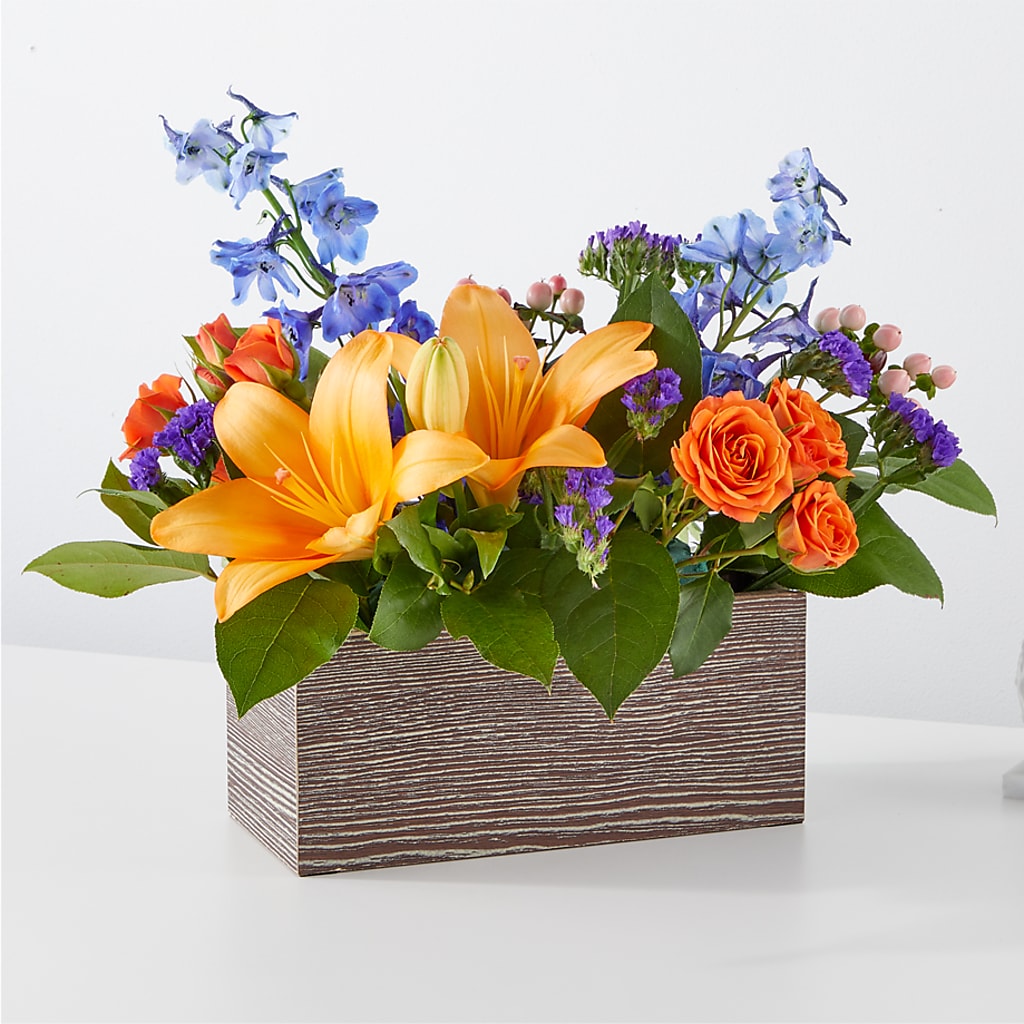 Radiant Citrus Box Bouquet – Atkinson Florist, Thornhill ON