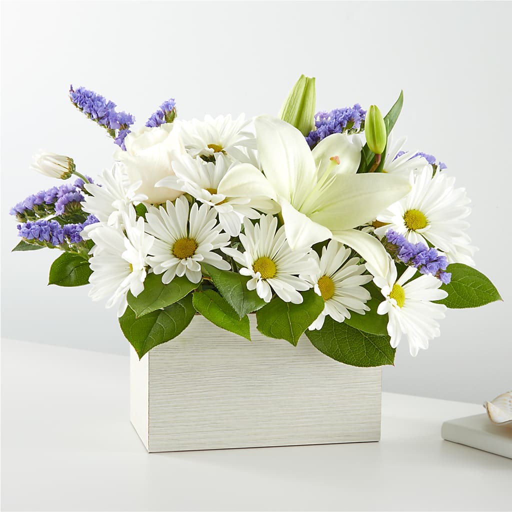 Beyond Blue Box Bouquet – Atkinson Florist, Thornhill ON