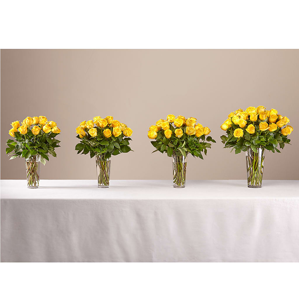 Long Stem Yellow Rose Bouquet – Atkinson Florist, Thornhill ON