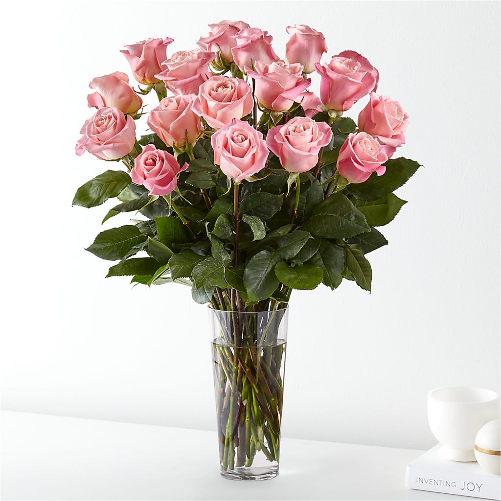 Long Stem Pink Rose Bouquet – Atkinson Florist, Thornhill ON