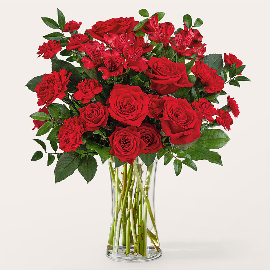 Brilliant Ruby Bouquet – Atkinson Florist, Thornhill ON
