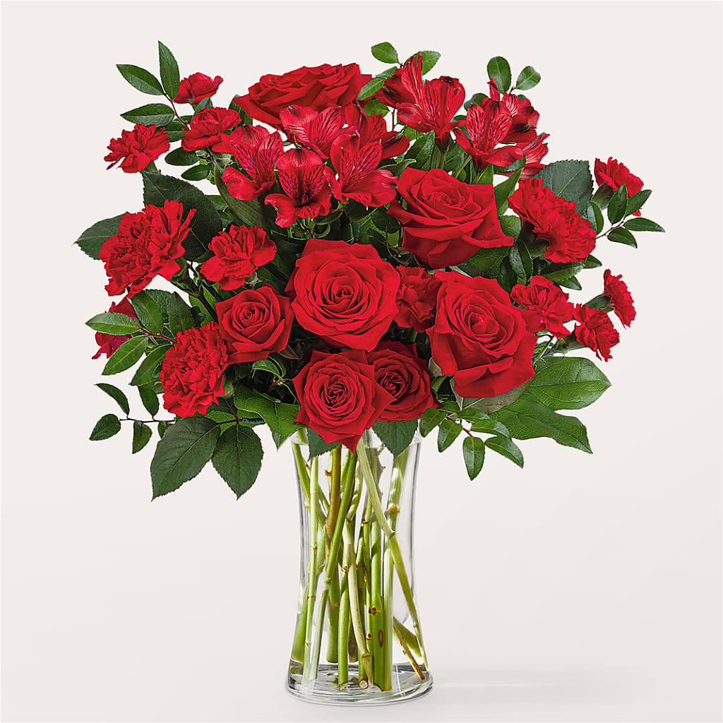 Brilliant Ruby Bouquet – Atkinson Florist, Thornhill ON