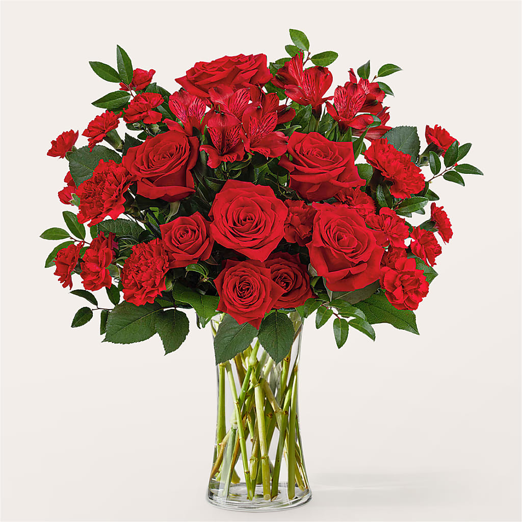 Brilliant Ruby Bouquet – Atkinson Florist, Thornhill ON