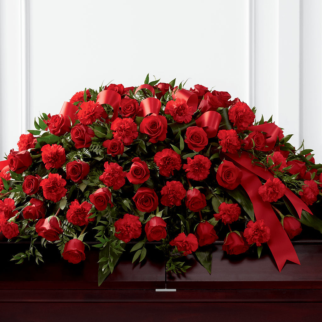 Tribute of Life Casket Spray – Atkinson Florist, Thornhill ON