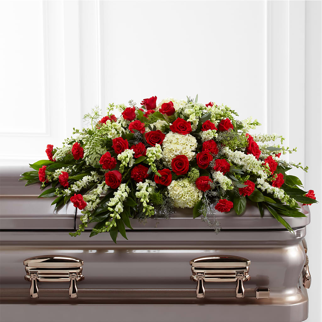 Sincerity Casket Spray – Atkinson Florist, Thornhill ON