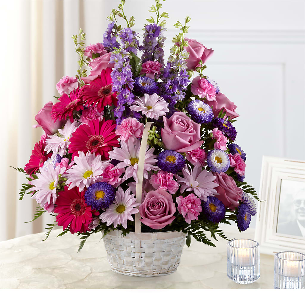 Pastel Peace Basket – Atkinson Florist, Thornhill ON
