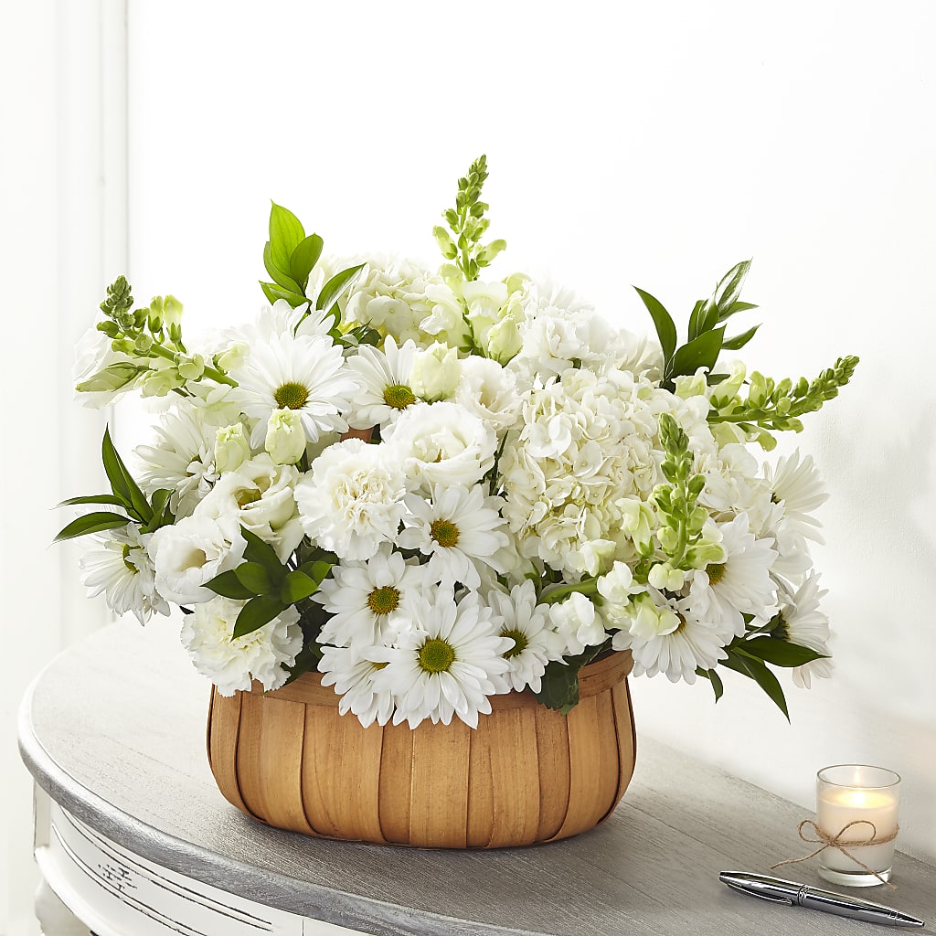 Pure Ivory Basket – Atkinson Florist, Thornhill ON