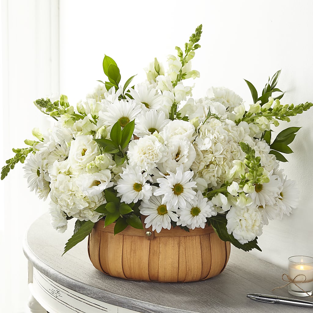 Pure Ivory Basket – Atkinson Florist, Thornhill ON