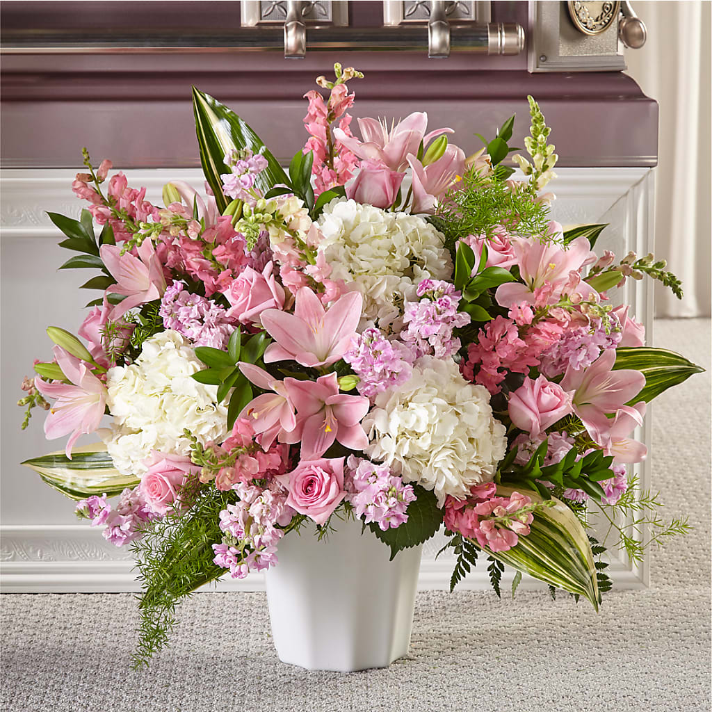 Simply Serene Floor Basket – Atkinson Florist, Thornhill ON