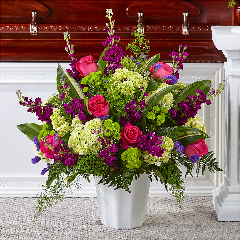 Beautiful Horizons Floor Basket – Atkinson Florist, Thornhill ON