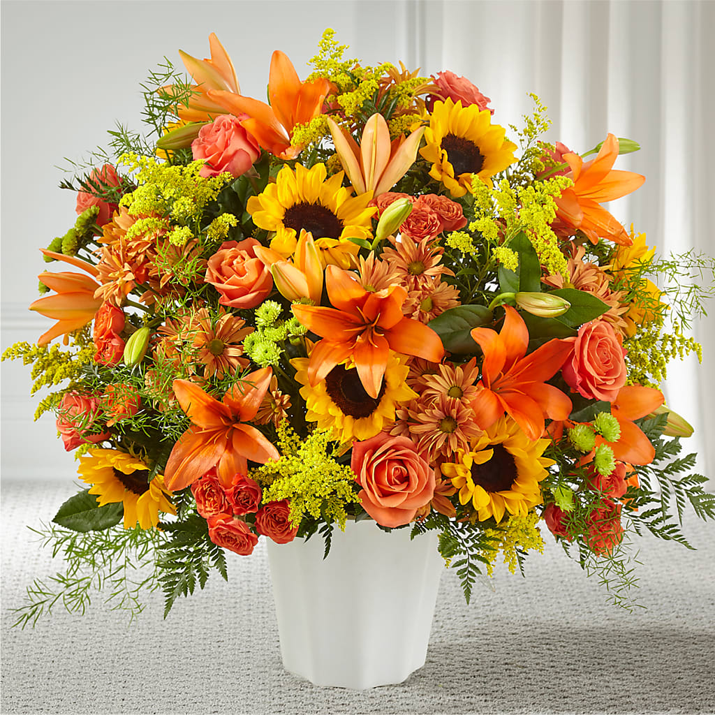 Harvest Thoughts Floor Basket – Atkinson Florist, Thornhill ON