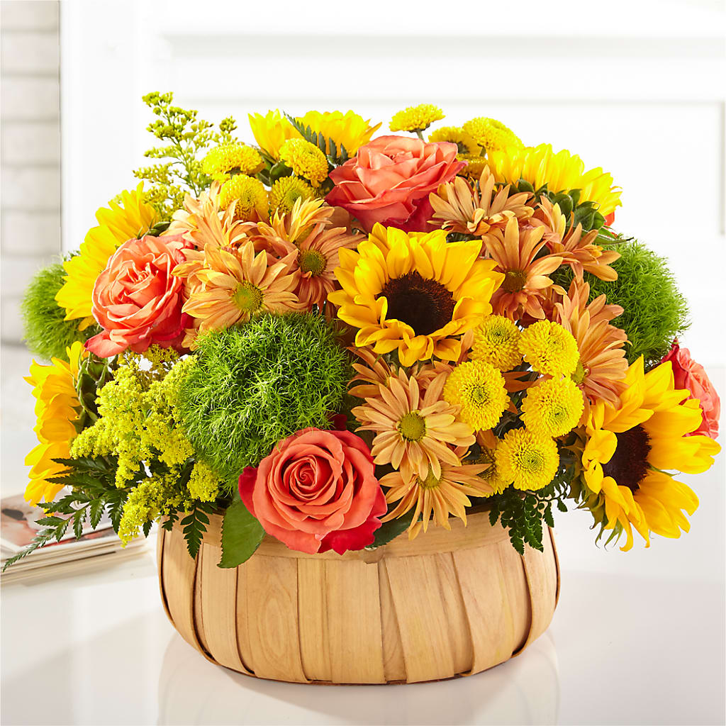 Harvest Sunflower Basket – Atkinson Florist, Thornhill ON