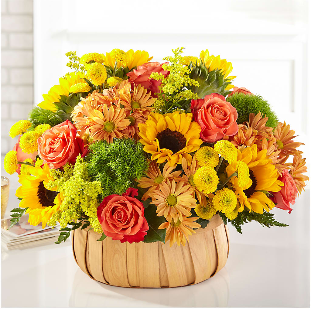 Harvest Sunflower Basket – Atkinson Florist, Thornhill ON