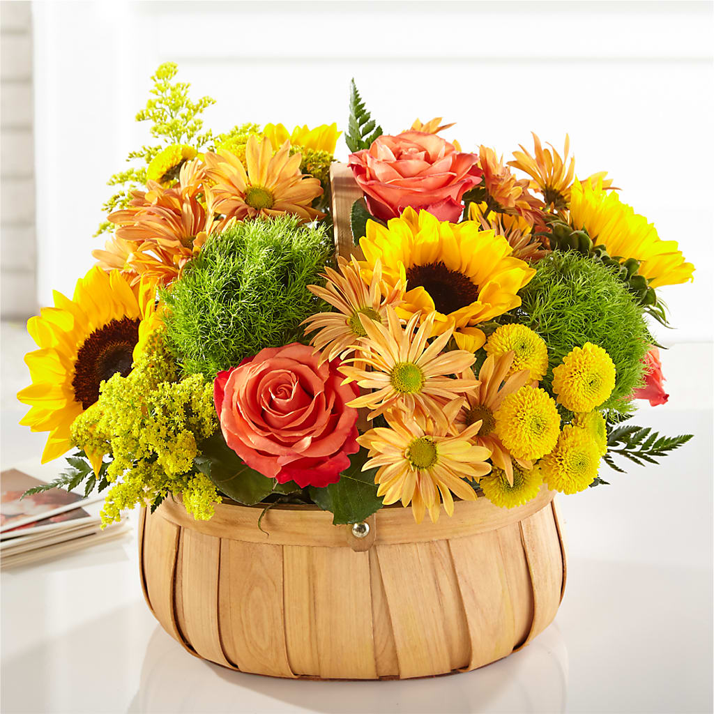 Harvest Sunflower Basket – Atkinson Florist, Thornhill ON