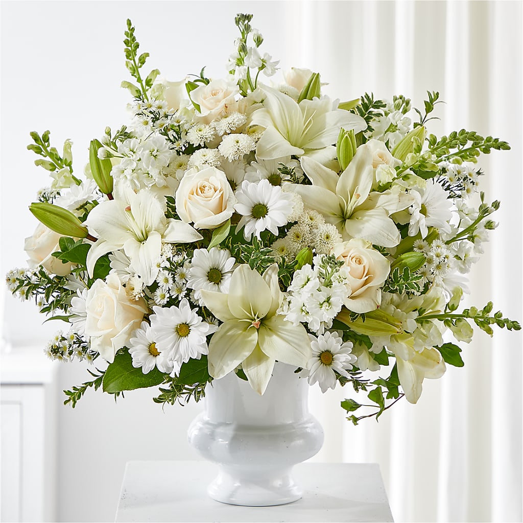 Uplifting Urn Arrangement – Atkinson Florist, Thornhill ON