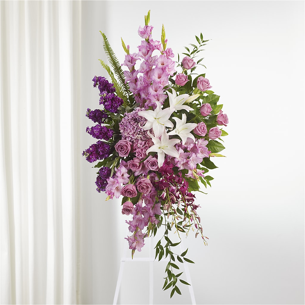Never Alone Standing Spray – Atkinson Florist, Thornhill ON