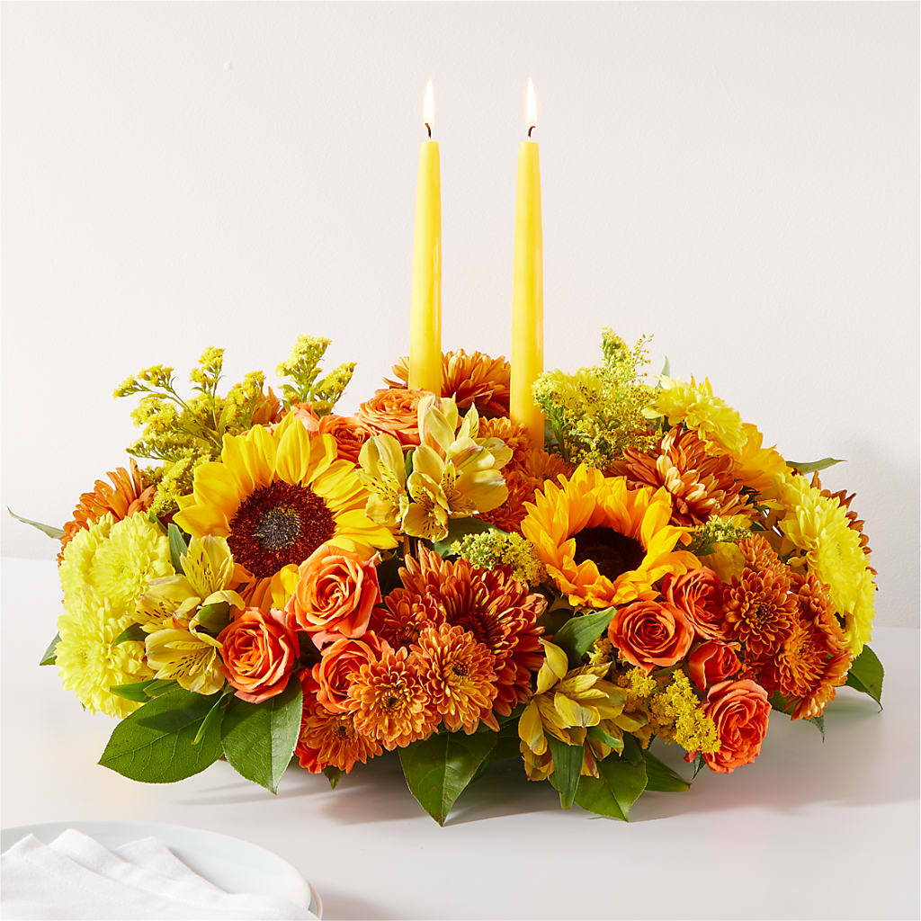 Autumn Harmony Centerpiece – Atkinson Florist, Thornhill ON