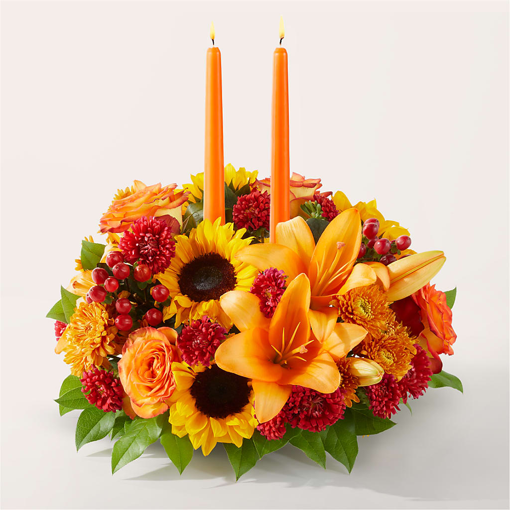 Grateful Centerpiece – Atkinson Florist, Thornhill ON