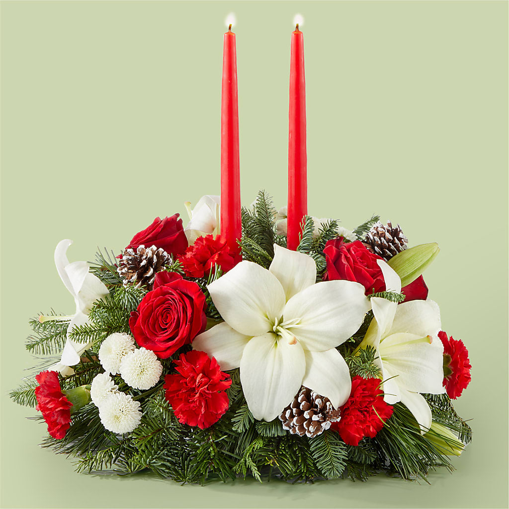 Seasonal Festivities Centerpiece – Atkinson Florist, Thornhill ON