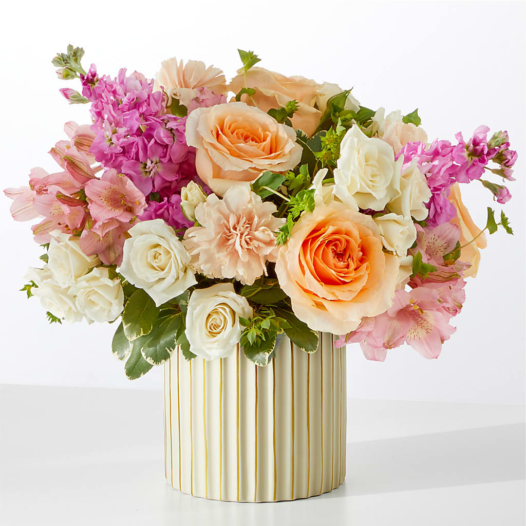 Paradise Bouquet with Ivory Vase – Atkinson Florist, Thornhill ON