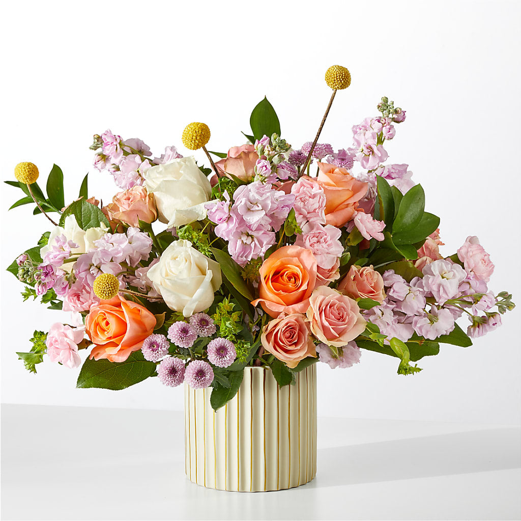 French Market Bouquet with Ivory Vase – Atkinson Florist, Thornhill ON
