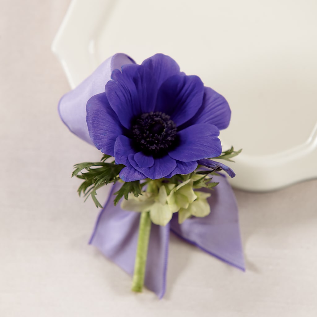 Purple Passion Boutonniere – Atkinson Florist, Thornhill ON