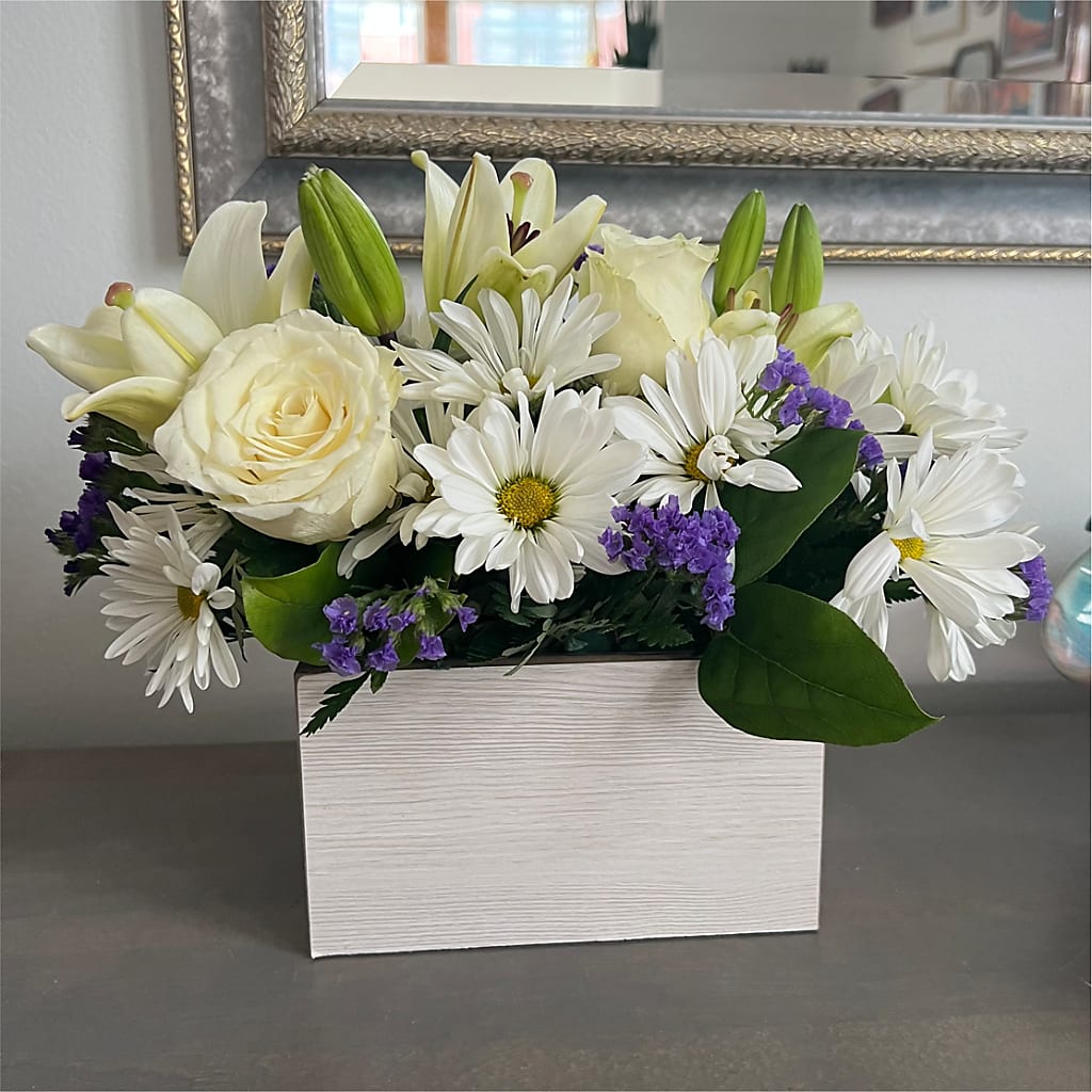 Beyond Blue Box Bouquet –  Atkinson Florist, Thornhill ON