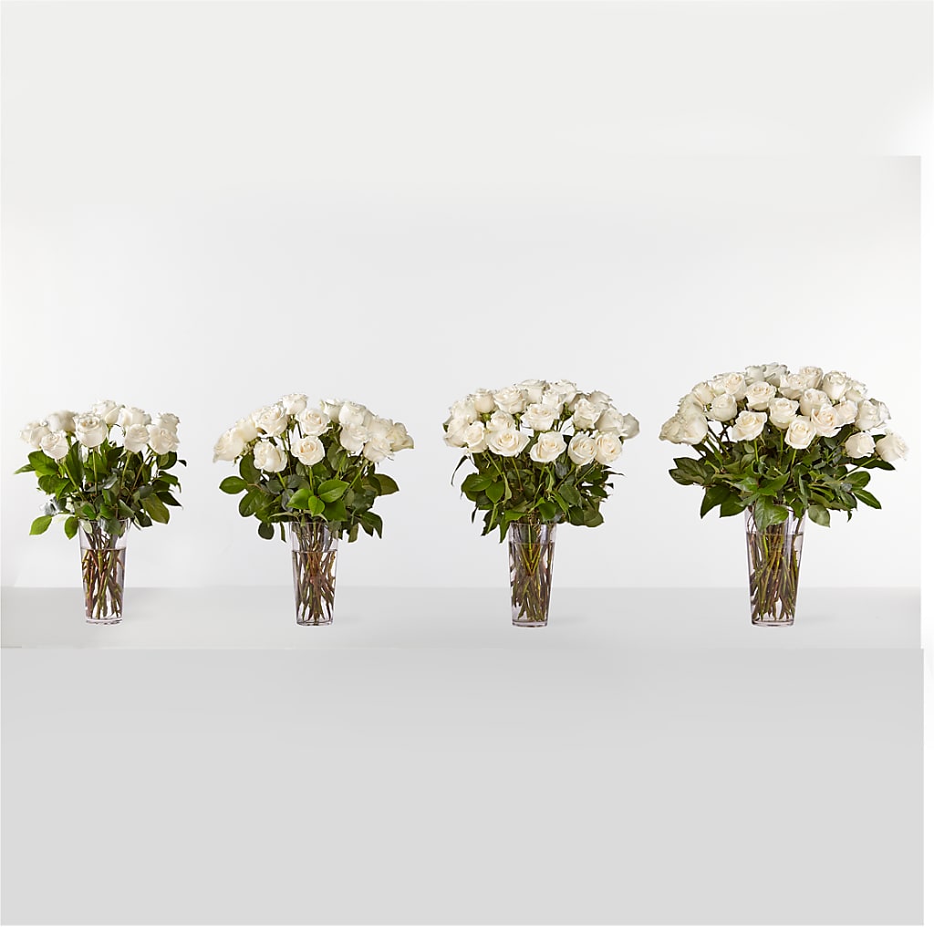 Long Stem White Rose Bouquet –  Atkinson Florist, Thornhill ON