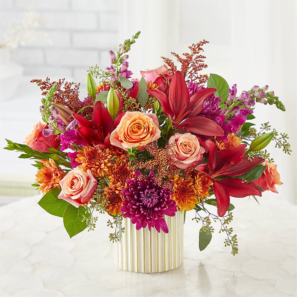 Burgundy Landscape Bouquet –  Atkinson Florist, Thornhill ON