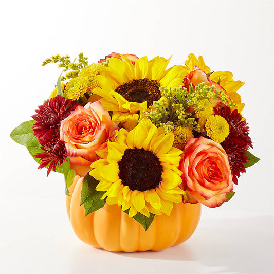 Golden Gourd Pumpkin Bouquet –  Atkinson Florist, Thornhill ON