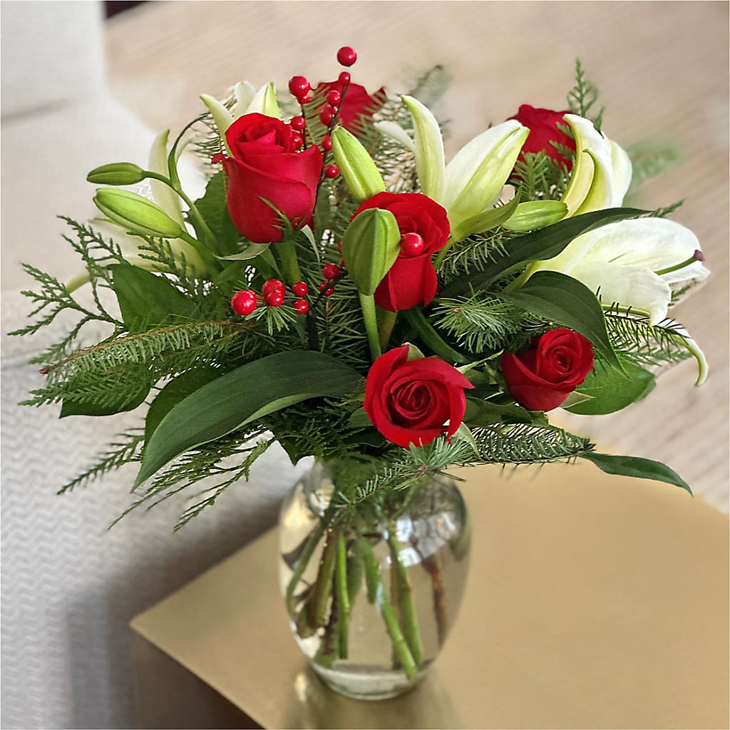 Sparkling Snowflakes Bouquet –  Atkinson Florist, Thornhill ON