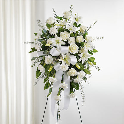 With Care Standing Spray –  Atkinson Florist, Thornhill ON