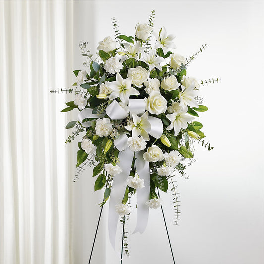 With Care Standing Spray –  Atkinson Florist, Thornhill ON