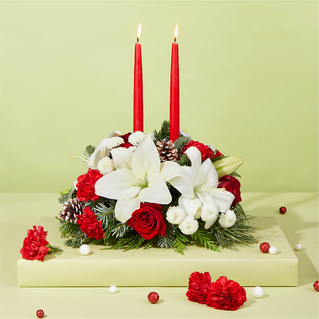 Seasonal Festivities Centerpiece –  Atkinson Florist, Thornhill ON