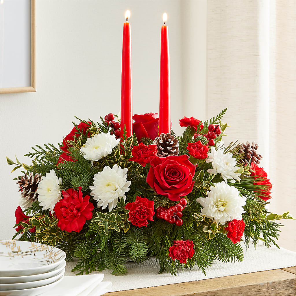 Holiday Soiree Centerpiece –  Atkinson Florist, Thornhill ON