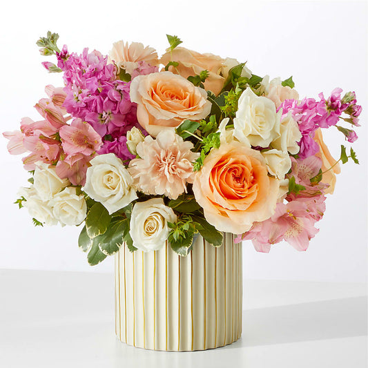 Paradise Bouquet with Ivory Vase –  Atkinson Florist, Thornhill ON