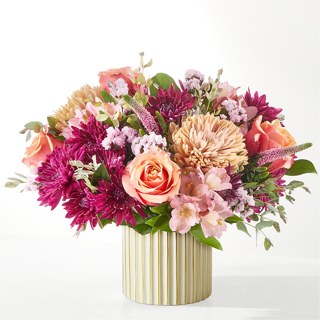 Berry Cobbler Bouquet with Ivory Vase –  Atkinson Florist, Thornhill ON