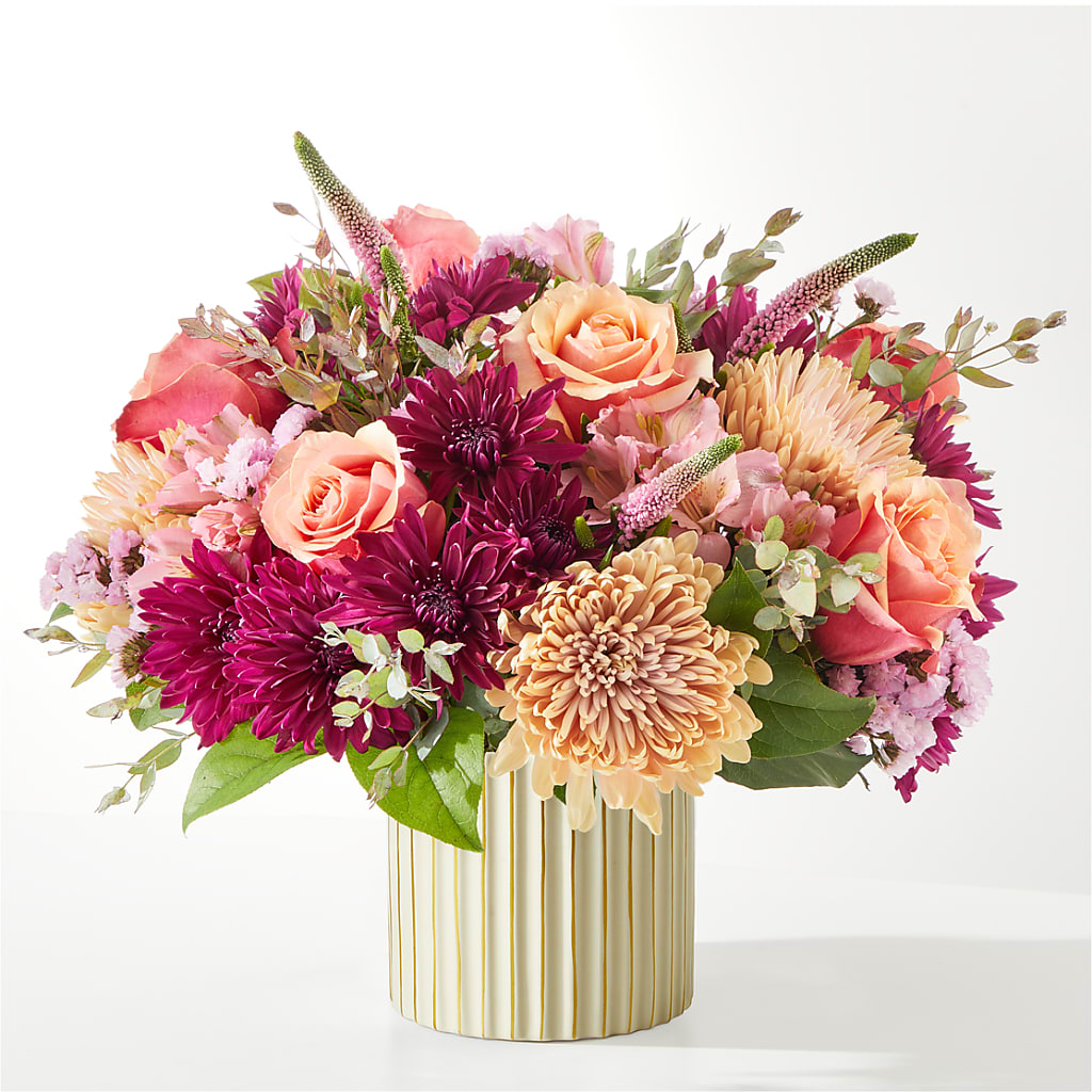 Berry Cobbler Bouquet with Ivory Vase –  Atkinson Florist, Thornhill ON