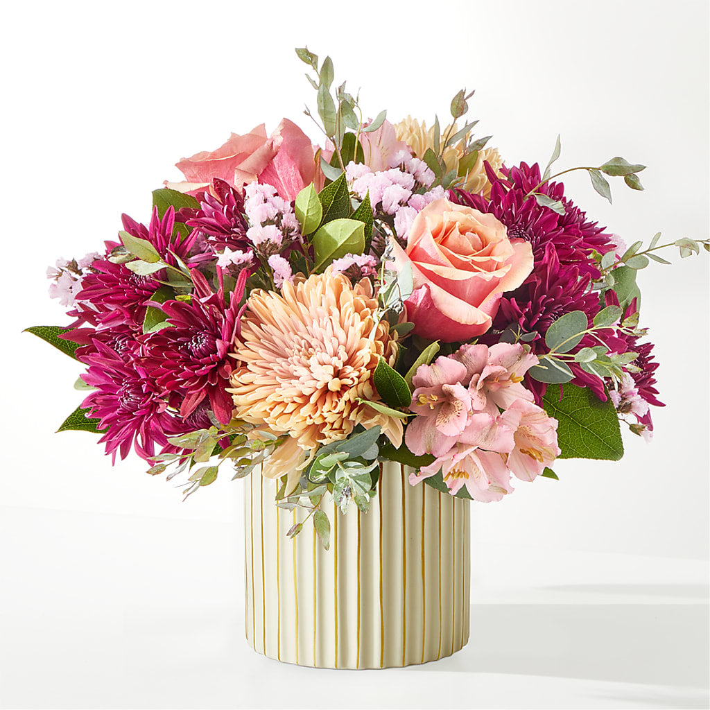 Berry Cobbler Bouquet with Ivory Vase –  Atkinson Florist, Thornhill ON