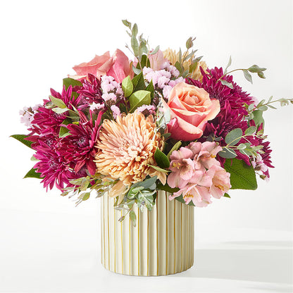 Berry Cobbler Bouquet with Ivory Vase –  Atkinson Florist, Thornhill ON
