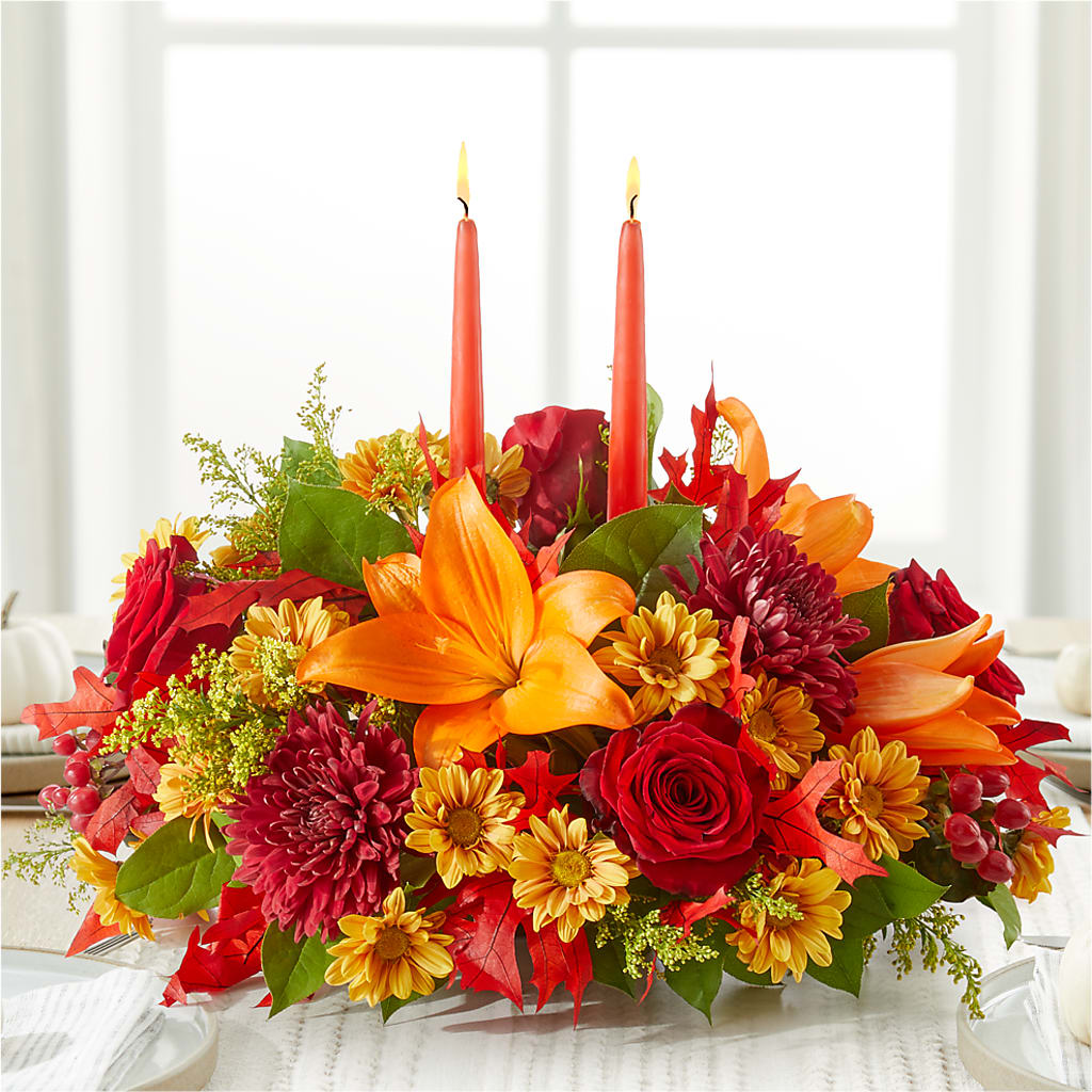 Autumn's Embrace Centerpiece –  Atkinson Florist, Thornhill ON