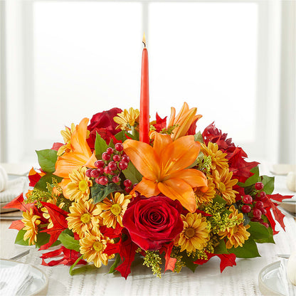 Autumn's Embrace Centerpiece –  Atkinson Florist, Thornhill ON